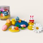 Easter Play Dough Sensory Kits, Play Dough Jar, Kids Party Favours, Party Bag Fillers, Sensory Jars for Kids, Easter Theme Party Gifts